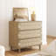 Commode de chambre Corkhill Boho avec ruppie maritime tissée