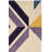 Harsirat Handmade Hand Tufted Wool Ivory/Purple/Blue Rug-1864704349