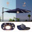 Parasol en porte-à-faux éclairé avec base à manivelle 132,3 po Shareny inclus-1221846693