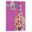 «Giraffe with Blue Flower», peinture sur toile tendue-20902920-73078271-73078276