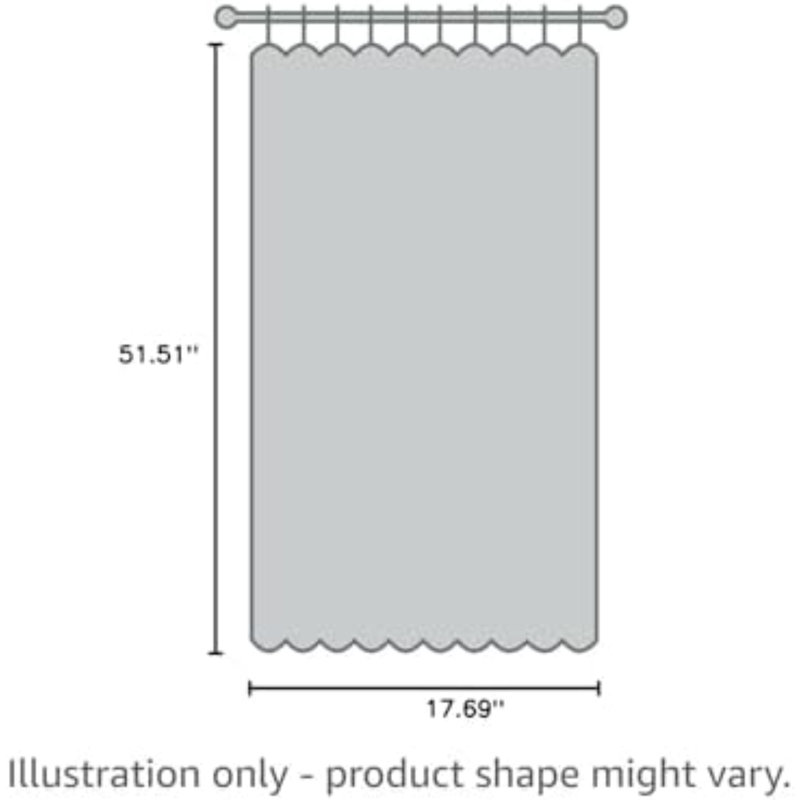 Tree Branch Linen Lined Valance Double Layer Thermal Insulated Room Darkening Blackout Valances 3 Inch Rod Pocket Short Window Valance For Living Room Bathroom 52 Inch By 18 Inch Gray