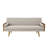 Bel-Air 72.2" Mid Century Modern Tufted 3 Seater Sofa with Bolster Pillows-1144482370