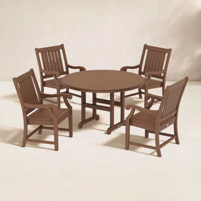 POLYWOOD® Verlyn 48" Patio Dining Set