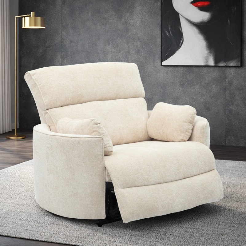 Canapé inclinable 52,5 po, Beige