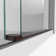 Enigma-XO 54" x 76" Single Sliding Frameless Shower Enclosure with Clear Max Technology