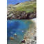Espagnole sur la côte espagnole - plage illustrée, reproduction encadrée-1500742127-1500742120