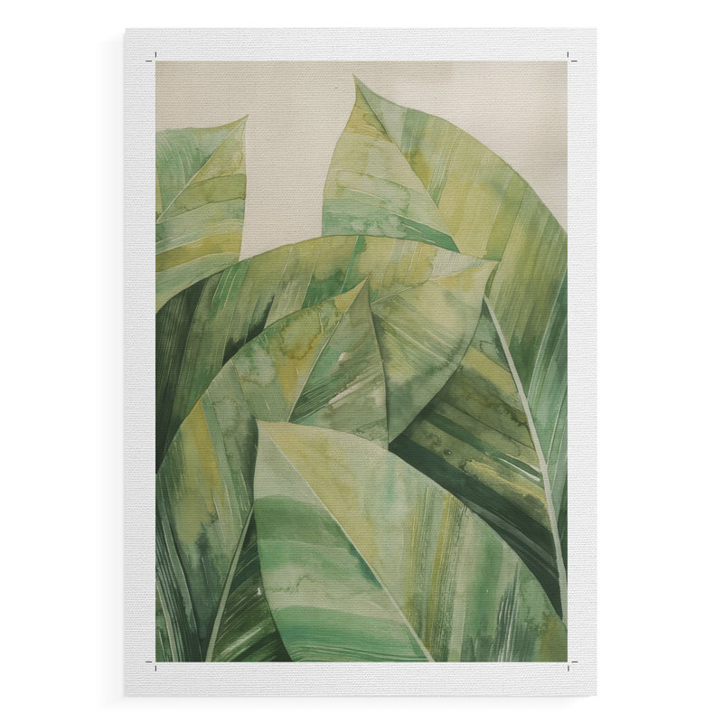 Tropic Profondeur I - Impression sur toile seulement - NON-CADRE, H 12 po x l 8 po