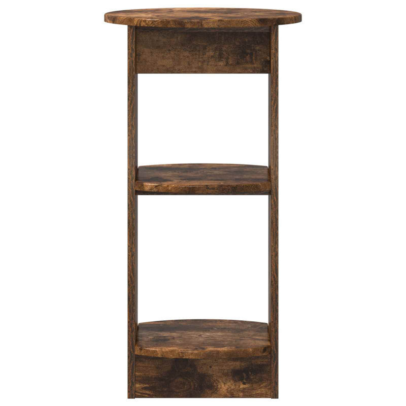 40cm W Bookcase, (2 Shelves) 75cm. H x 40cm. W x 40cm. D, Smoked Oak