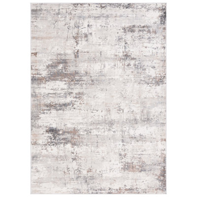 Griner Padillo Abstract Ivory/Gray Area Rug