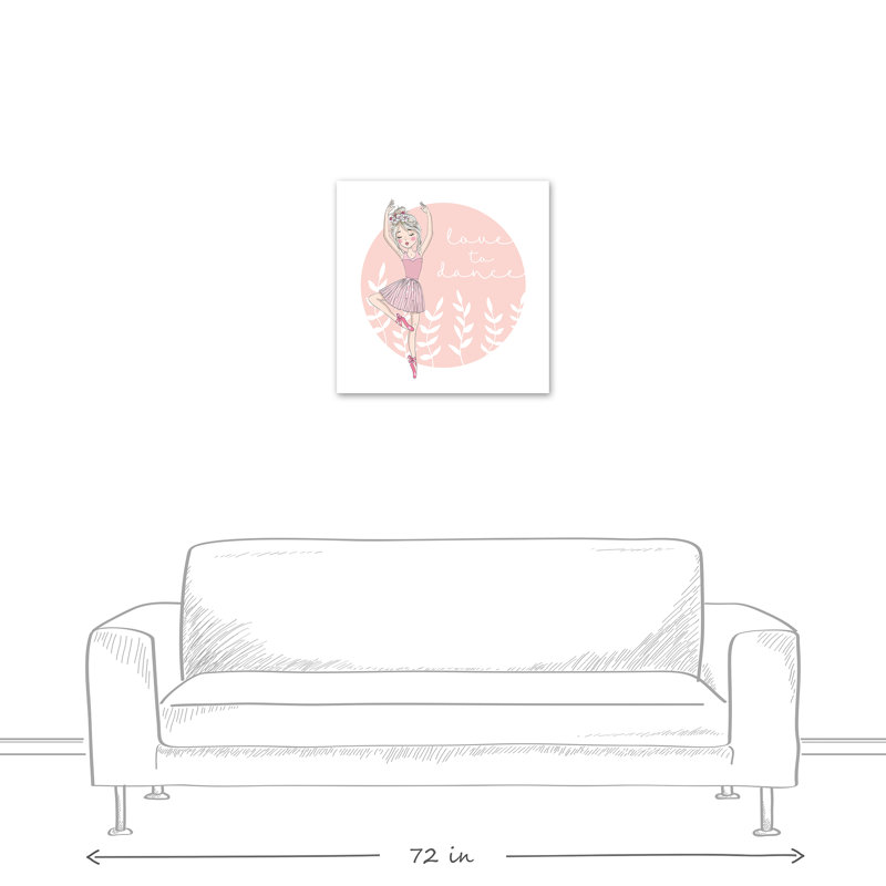 Art sur toile love to danse Planterra, H 24 po x l 24 po x P 1,25 po