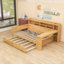 Lit de jour en bois avec tablettes de rangement, lit gigogne et bureau d'étude-1691330681-1691330682