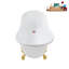 Baignoire de trempage sur pied 51 po en acrylique avec bonde, pattes et plateau en bambou Streamline-72770751-90752833