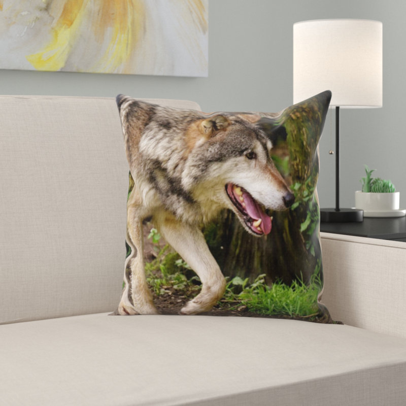 Coussin loup