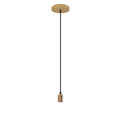Armida - Light French Gold Cluster Pendant