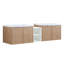 Meuble-lavabo double 72 po avec plateau Erla-1743890994