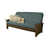 Polyester lin turquoise