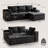 L Shape Modular Sectional Sofa, Modern Minimalist Style Sleeper Sofa, Comfy Compressed Sofa Couch-102414313
