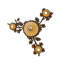 Lustre classique / traditionnel 4 branches Acorn