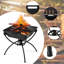 Barbecue au charbon portatif l 18 po Costway-94059729