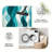 Teal White Wave Abstract carpet-easy to clean, machine-washable, soft and comfortable; suitable for door mats, kitchens, living rooms, bedrooms, corridors, and laundry areas. Easy to clean, durable carpet for home decoration.-1392631858