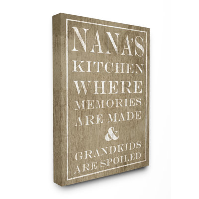 " Nanas Kitchen And Spoiled Grandkids Light " by Daphne Polselli