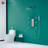 Herathena 3 Functions Temperature Based LED Light Shower System with 6 Body Jets and Rough-in Valve-69991494