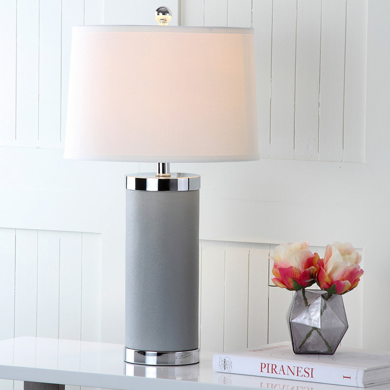 Anjonette Table Lamp, Grey