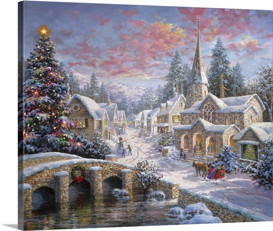 " Heaven On Earth ", 24" H x 30" W x 1.25" D