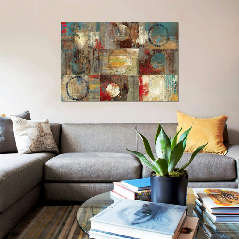 « all around play », impression sur toile, H 26 po x l 40 po x P 1,5 po
