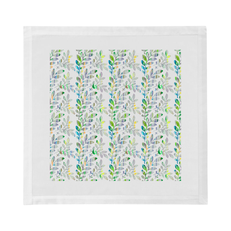 Tuileries Cotton Blend Square Napkins, Verdure