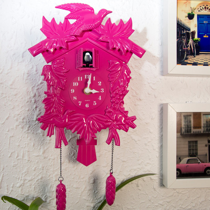 Horloge murale 7,87 po Pinkerton, Rose