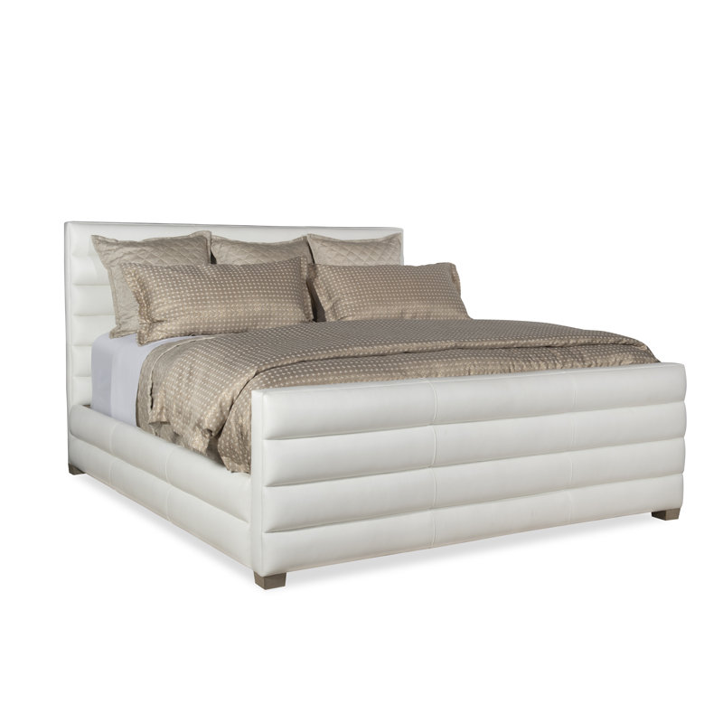 Ollie Leather Platform Bed