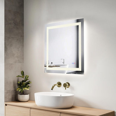 Miroir DEL Riven, couleur réglable 3000K / 4200K / 6400K