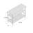 Escar 47.63 " W Kitchen Cart