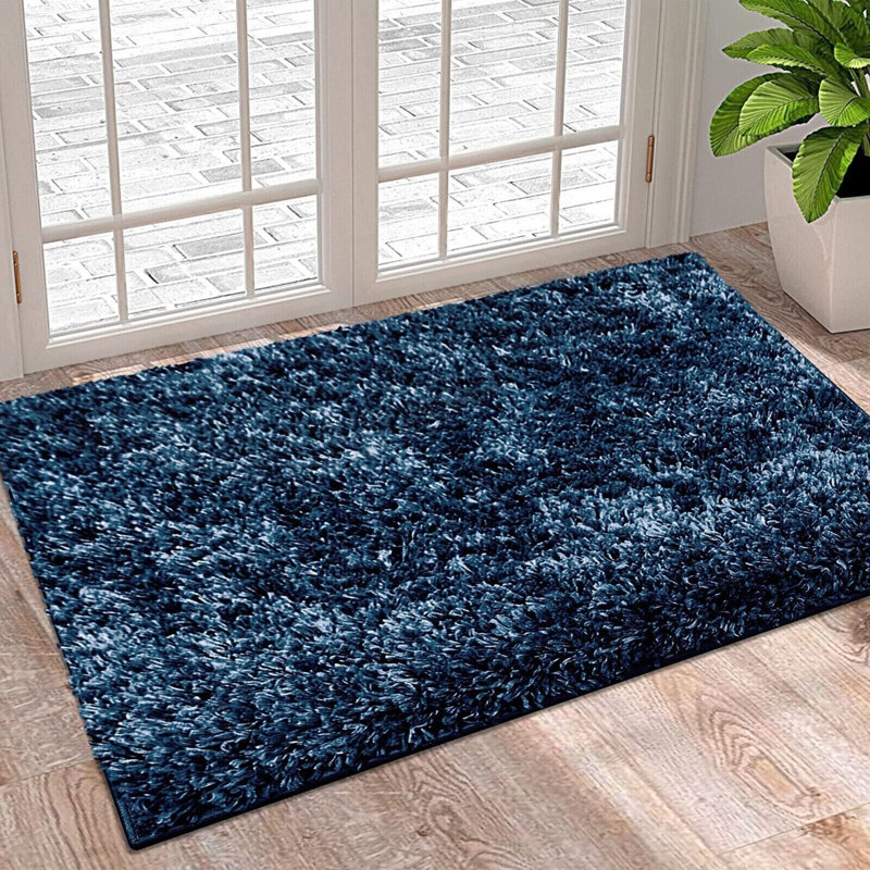 Silvis Solid Colour Shag Indoor / Outdoor Area Rug, Rectangle 120 x 170cm
