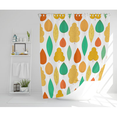 Caspian Polyester Shower Curtain
