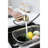Pull-Out Spray Kitchen Faucet In Gold And Stainless - Construction For Reliable Performance Single Handle Sink Rust Finish Durability-2043094291