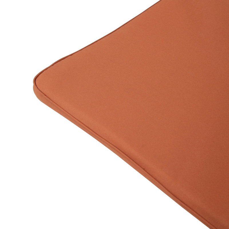 Outdoor Chaise Cushion - Orange, Weather- Fabric, 79.71X23.7X1.49 In, 4.41 Lb, Zippered For Simple Care Orange Lounge Waterproof Fabric Patio, 79.71 In X 23.7 1.49 With Convenient Cover
