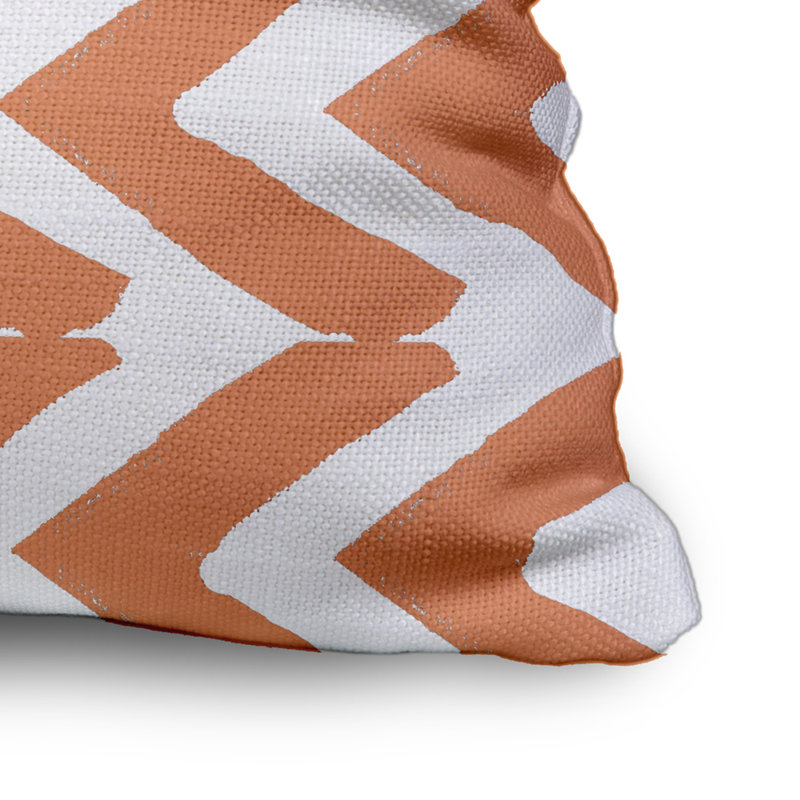 Housse de coussin carré et insert, Orangé, 20 po X 20 po