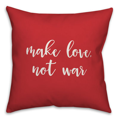 Coussin «Make Love Not War»