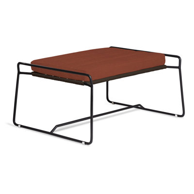 Repose-pieds d'extérieur avec coussin Sandur
