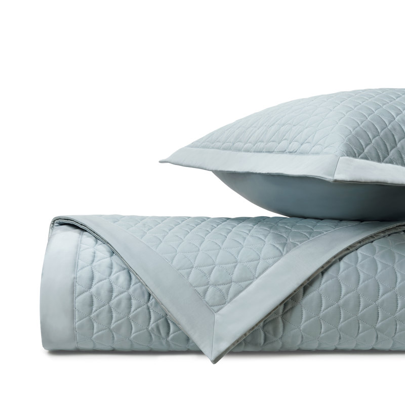 Anastasia Quilted Sateen Coverlet Set, King Coverlet/Bedspread + 2 Shams, Sion