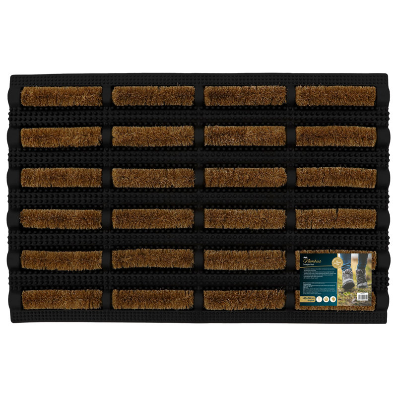 Non-Slip Outdoor Doormat, Rectangle W40 x L60 cm