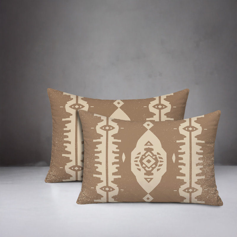Oreiller réversible intérieur / extérieur Tallu, 25x18, Beige