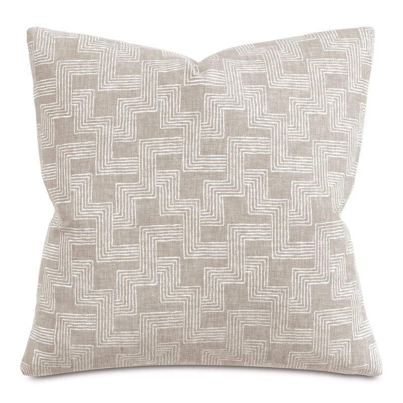 Benson Pillow Cover & Insert, Odom Sand Maze, 20" H x 20" W, Square