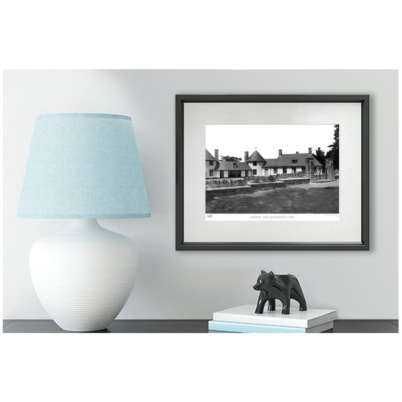 Veryan, The Almshouse C1955 by Francis Frith - Single Picture Frame Print, 28cm H x 36cm W x 2.3cm D