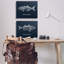 Ensemble de toiles 2 pièces Harbour Fish, par Phillipa Katz-1103799381