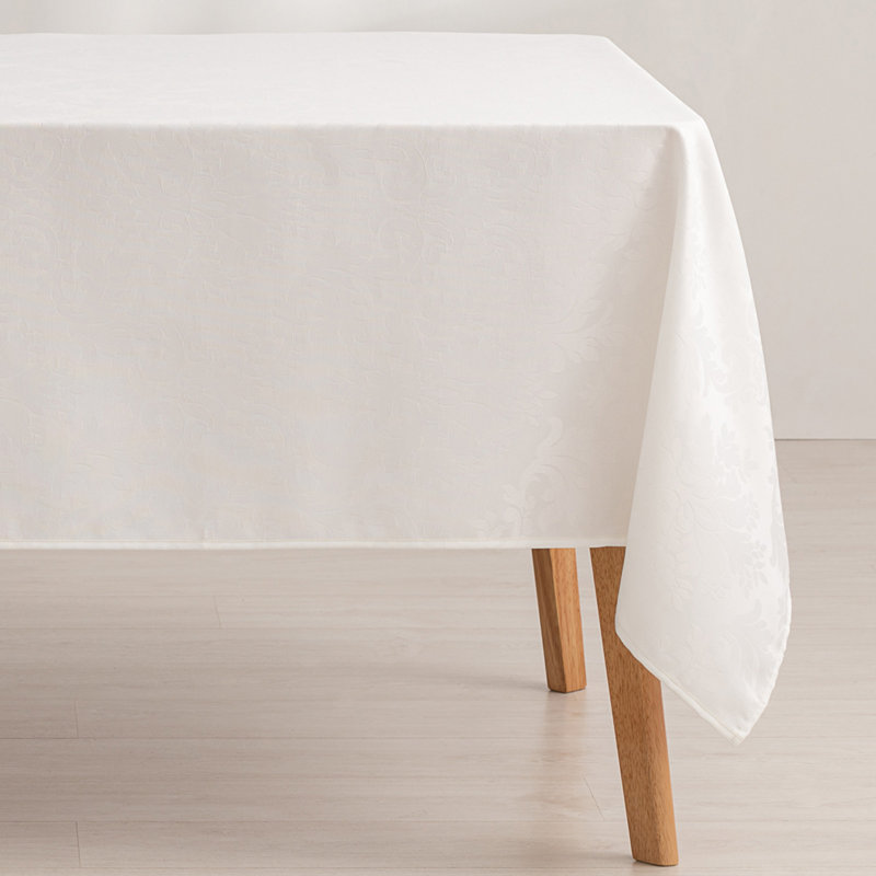 Donnelle Dining Linens, White, 140cm W x 140cm L
