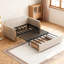 2 Seater Linen Blend Sofa Bed
