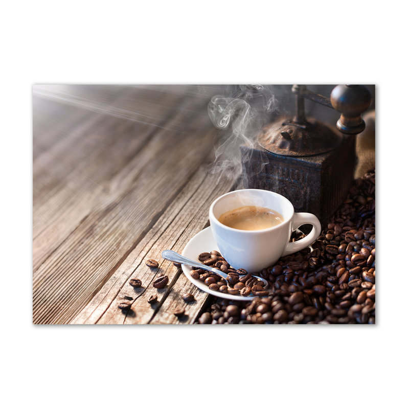Morning Coffee - Wrapped Canvas Print